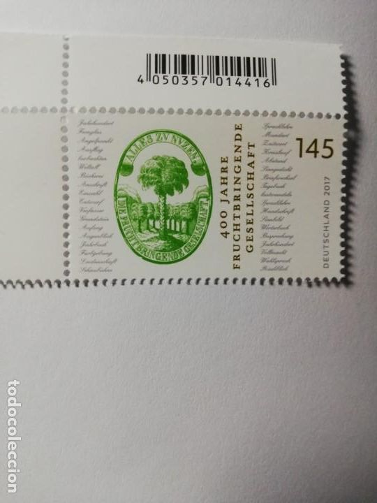 Briefmarken: REPUBLICA FEDERAL ALEMANA A&Ntilde;O 2017 YT 3113