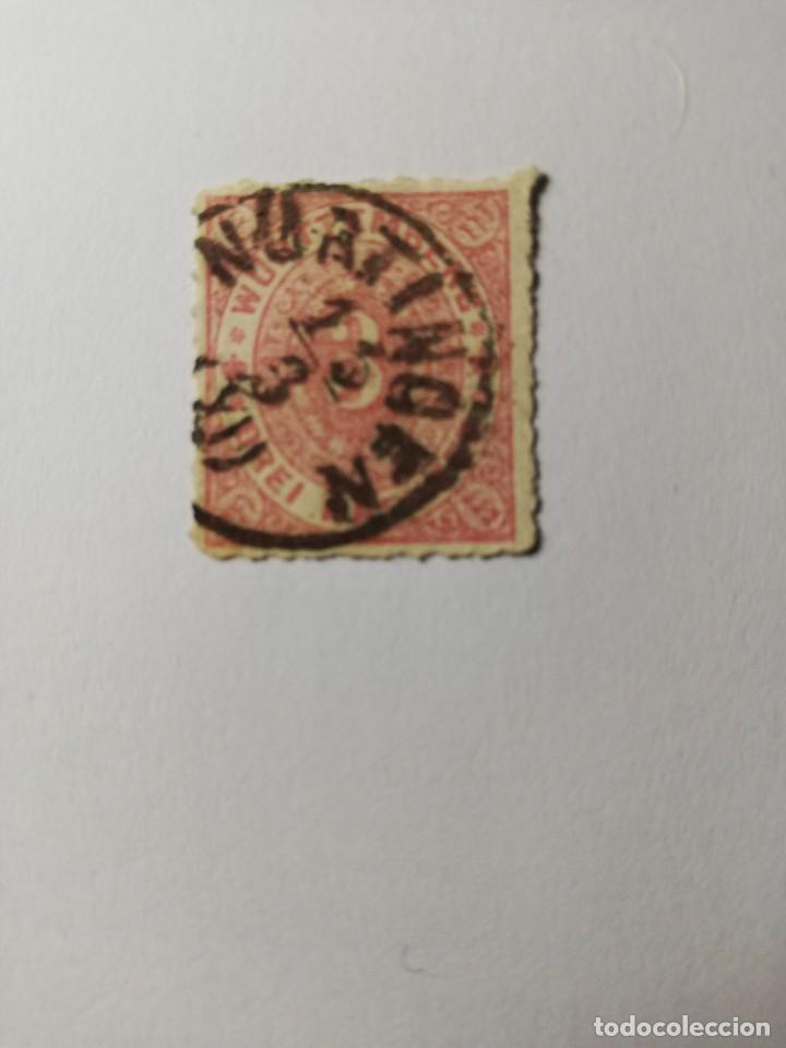Sellos: W&Uuml;RTTEMBERG A&Ntilde;O 1869 YT W38