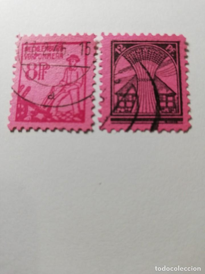 Stamps: SCHEWERIN A&Ntilde;O 1945