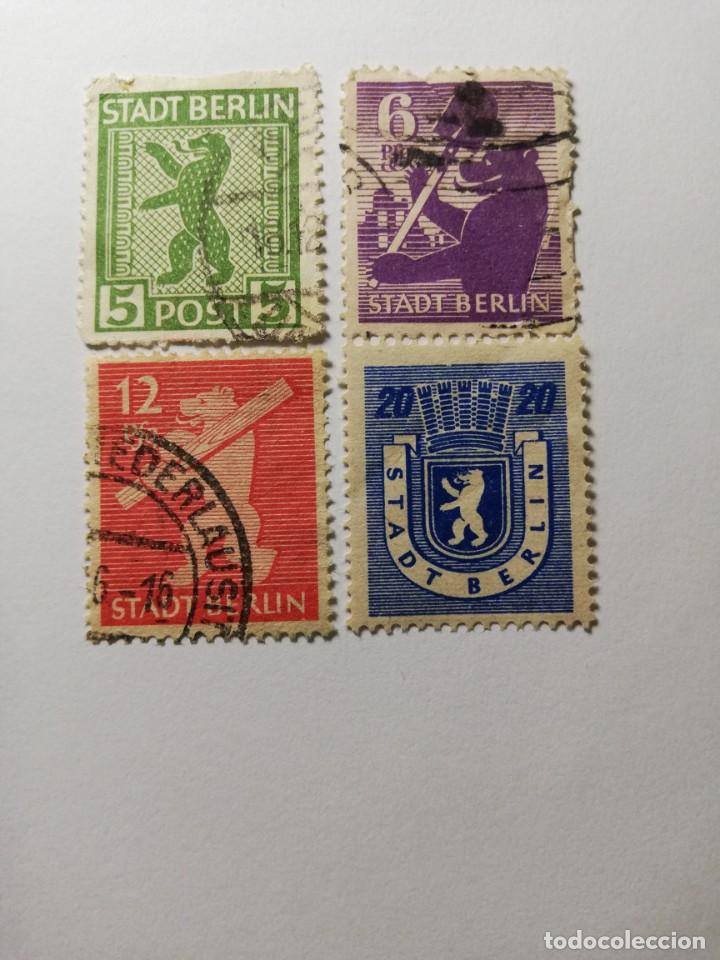 Francobolli: OCUPACION ALIADA ZONA RUSA BERLIN A&Ntilde;O 1945 YT DD-BE 1-2-5 Y 6