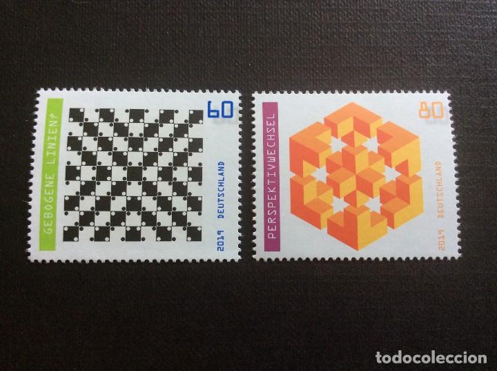 Sellos: ALEMANIA FEDERAL N&ordm; YVERT 3274/5*** A&Ntilde;O 2019. DIBUJOS OPTICOS
