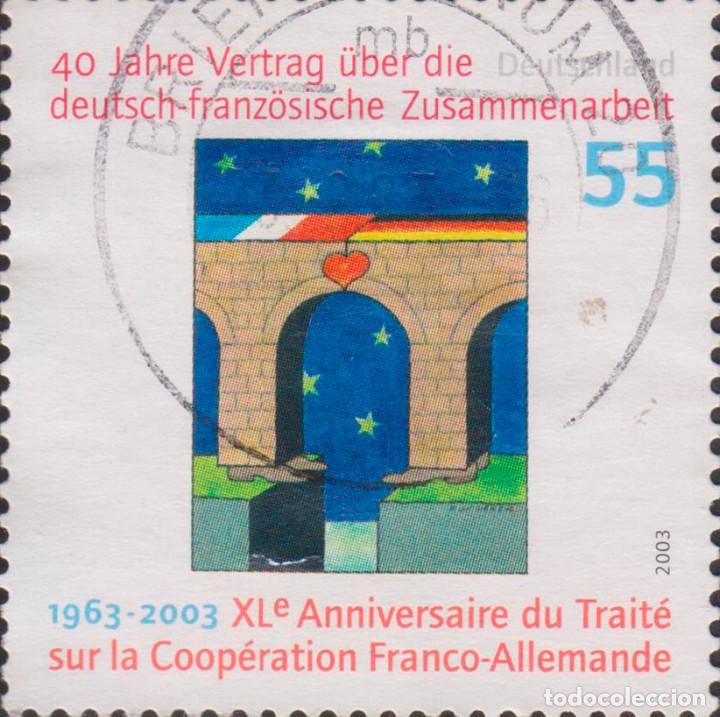 Timbres: sello ALEMANIA DEUTSCHLAND usado filatelia correos stamp post postage