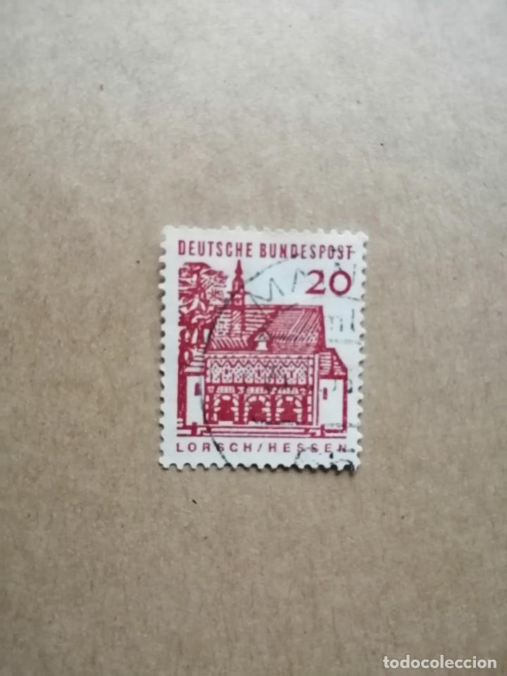 Briefmarken: ALEMANIA - VALOR FACIAL 20 - CASTILLOS LORSCH - HESSEN - MI 456