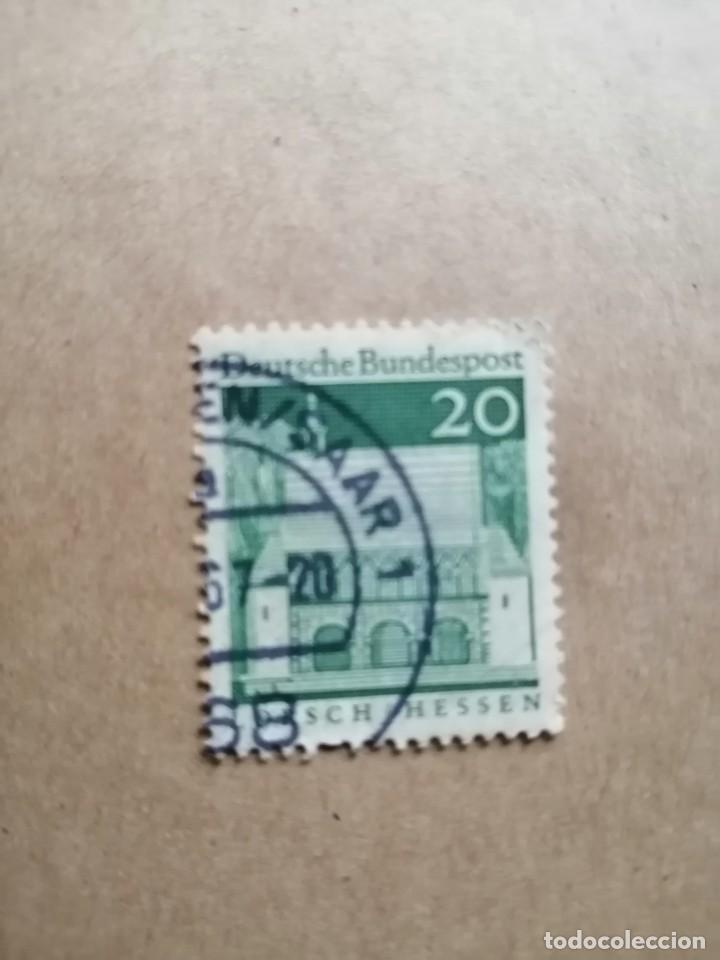 Sellos: ALEMANIA - VALOR FACIAL 20 - A&Ntilde;O 1967-69 - EDIFICIOS HIST&Oacute;RICOS - ABADIA LORSCH HESSE