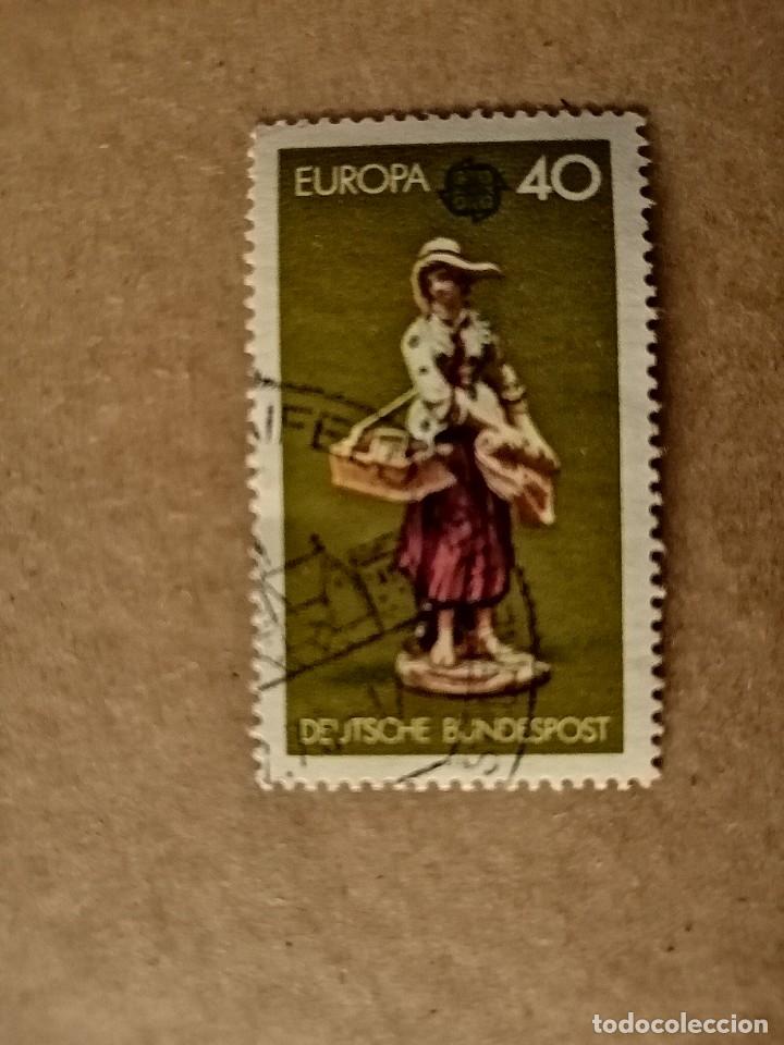 Selos: ALEMANIA - VALOR FACIAL 40 -A&Ntilde;O 1976 - EUROPA CEPT - ARTESANIA Y MUSEO LUDWIGSBURG -YV 739 -MI 890
