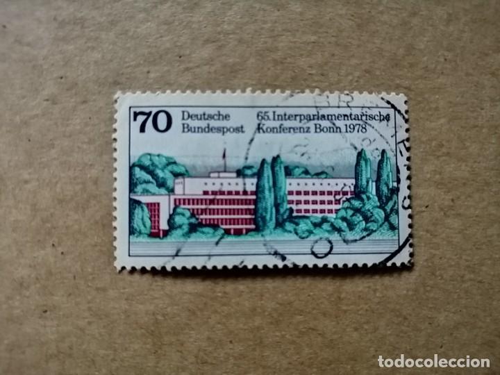 Francobolli: ALEMANIA - VALOR FACIAL 70 - A&Ntilde;O 1978 - 65 CONFERENCIA DE LA UNI&Oacute;N INTERPARLAMENTARIA - YV 823