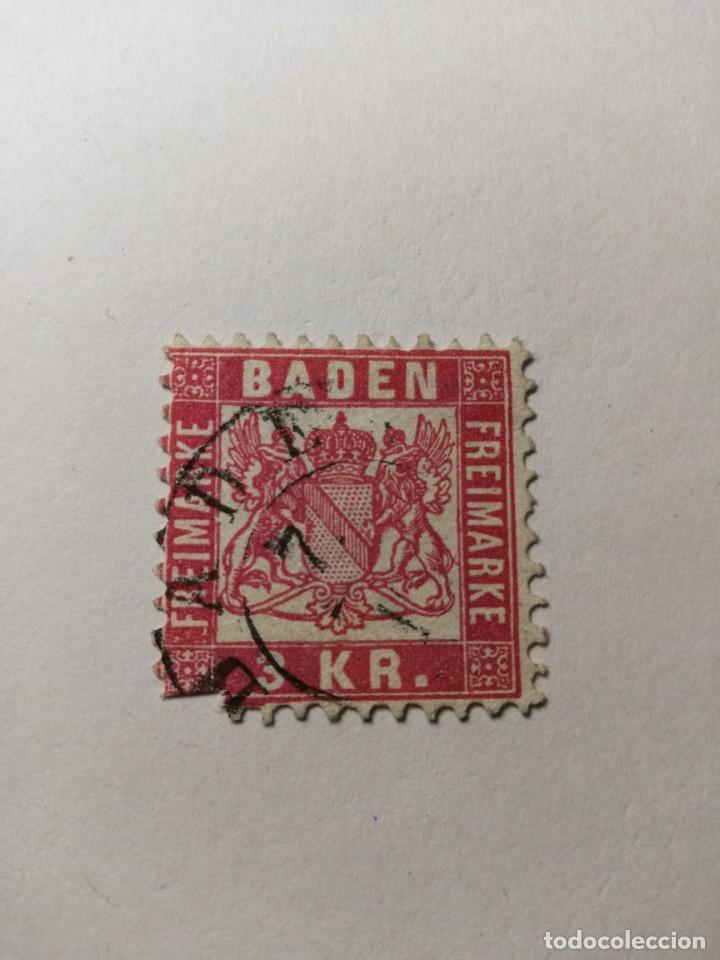 Briefmarken: ALEMANIA ESTADO BADEN A&Ntilde;O 1868 YT 24