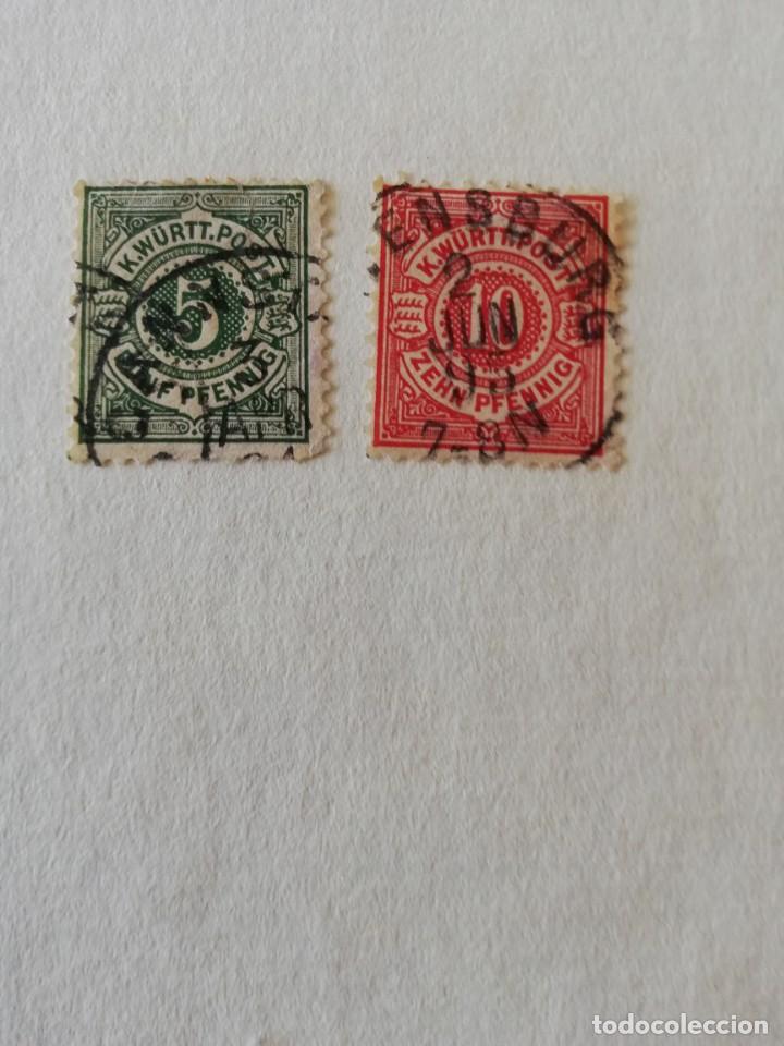 Stamps: W&Uuml;RTTEMBERG YT 59 Y 46