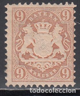 Sellos: BAVIERA, 1870 YVERT N&ordm; 27 Tipo I, /*/ - Foto 1