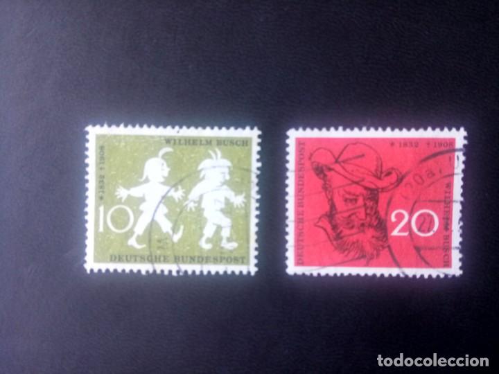 Briefmarken: ALEMANIA, REP&Uacute;BLICA FEDERAL, RFA. 1958, BUSCH Y MAX CON MORITZ,  MICHEL 281/2