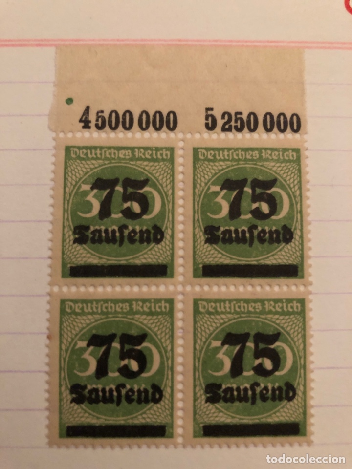 Sellos: Imperio Alem&aacute;n 1923 - 75 en 300 mark - Foto 1