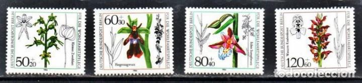 Briefmarken: BERLIN 1984 - FLORES - ORQUIDEAS - YVERT N&ordm; 685/688**