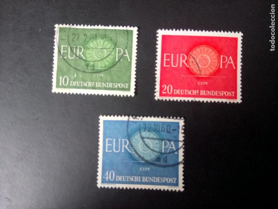 Timbres: ALEMANIA, REP&Uacute;BLICA FEDERAL, RFA, 1960, EUROPA, MICHEL 337/339
