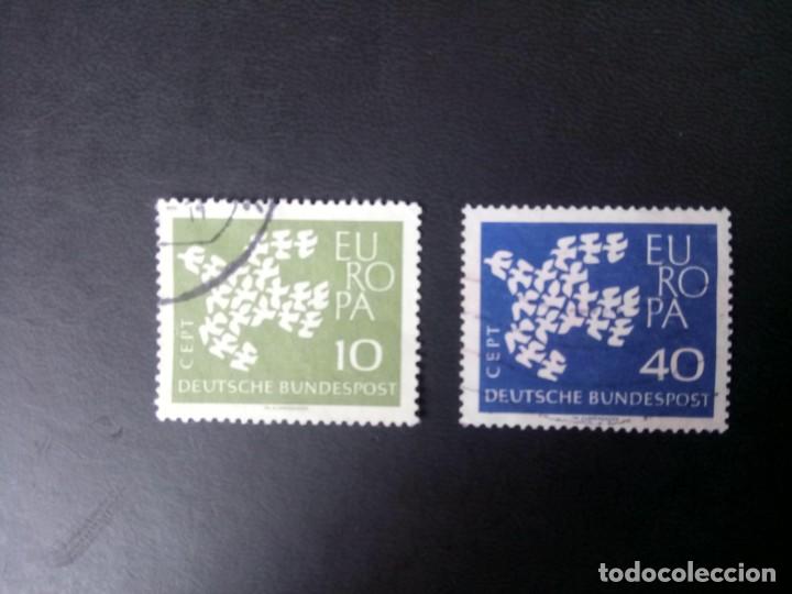 Timbres: ALEMANIA, REP&Uacute;BLICA FEDERAL, RFA, 1961, EUROPA, MICHEL 367/368