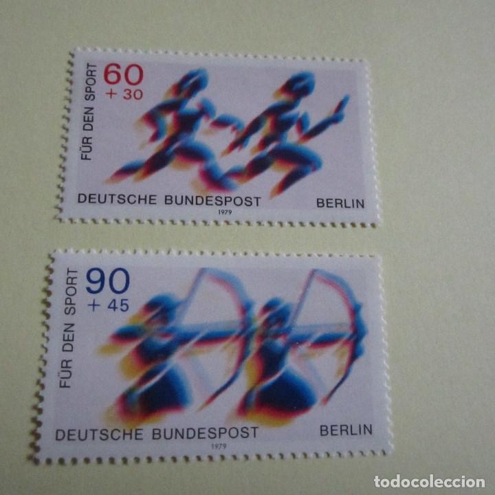 Francobolli: BERLIN ALEMANIA 1979, YVERT N&ordm; 550/51**, DEPORTES