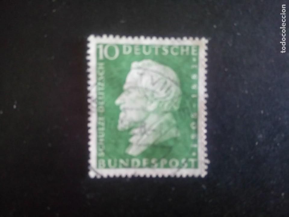 Sellos: ALEMANIA, REP&Uacute;BLICA FEDERAL, RFA, 1958, HERMANN SCHULZE DELITZ, MICHEL 293