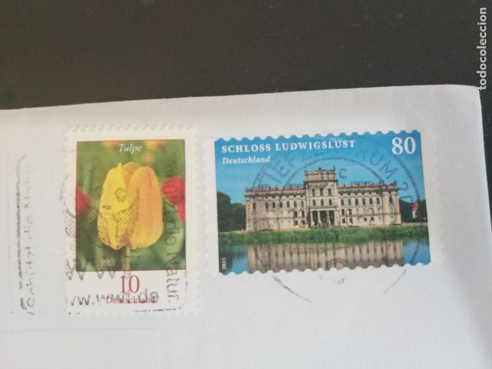 Sellos: SELLOS DE ALEMANIA DEUTSCHLAND: TULIPE + SCHLOSS LUDWIGSLUST
