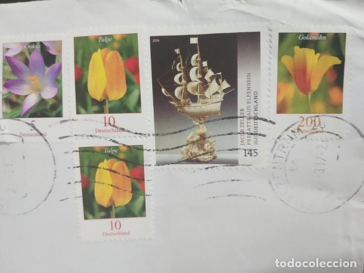 Sellos: SELLOS DE ALEMANIA DEUTSCHLAND: KROKUS + TULIPE (2) + JACOB ZELLER FREGATTE AUS ELFENBEIN + GOLDMOHN