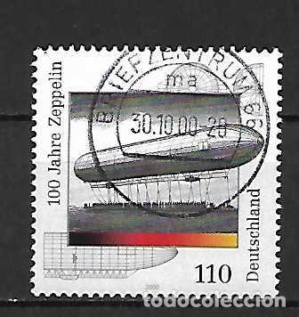 Sellos: dirigible zeppelin. alemania. sello a&ntilde;o 2000 - Foto 1