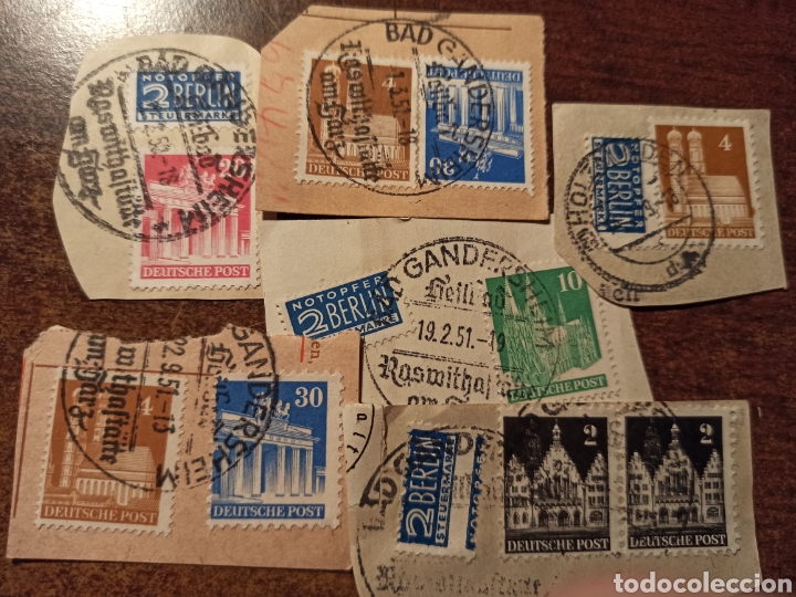 Sellos: Sellos de edificios de la Alemania de la postguerra - Foto 1