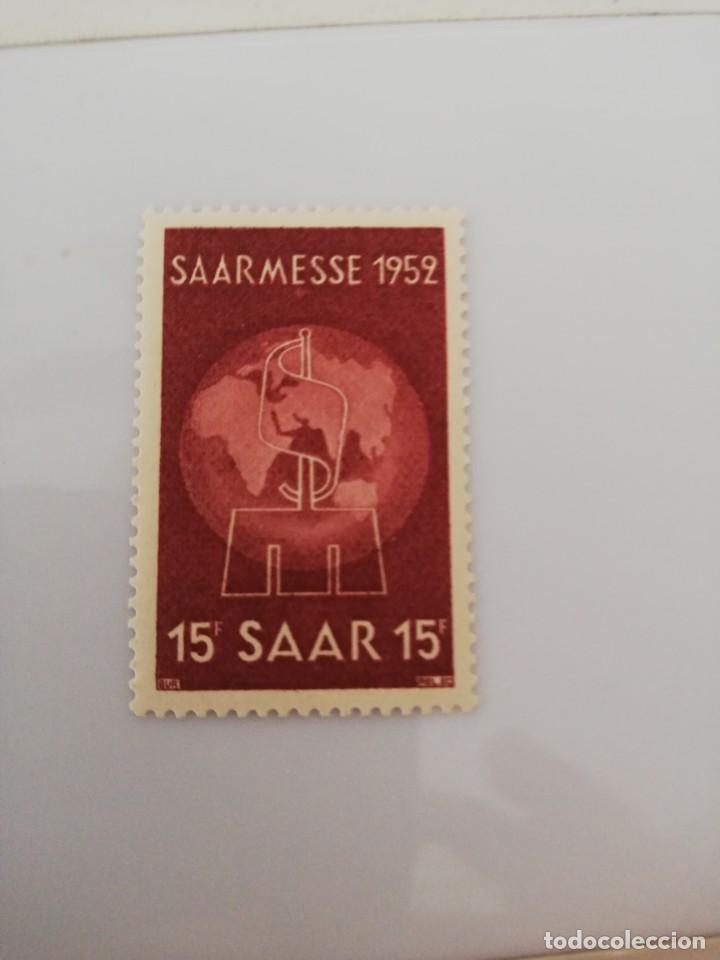 Sellos: SAAR A&Ntilde;O 1952 YT 304 - Foto 1