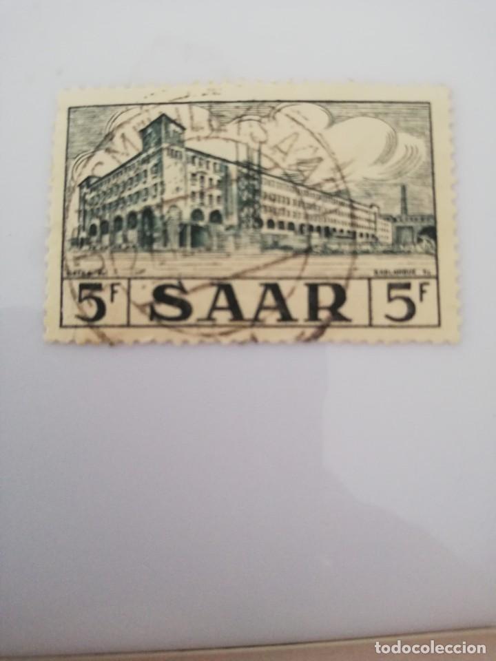 Sellos: SAAR A&Ntilde;O 1952 YT 309 - Foto 1