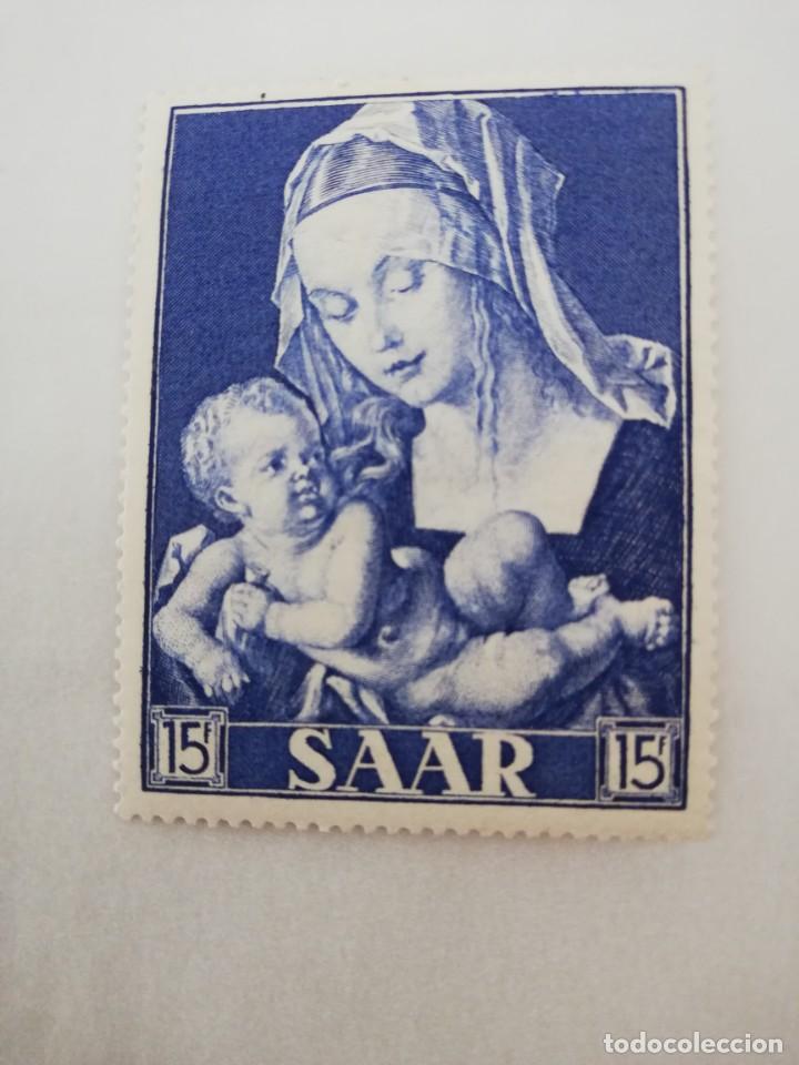 Sellos: SAAR A&Ntilde;O 1954 YT 333 - Foto 1