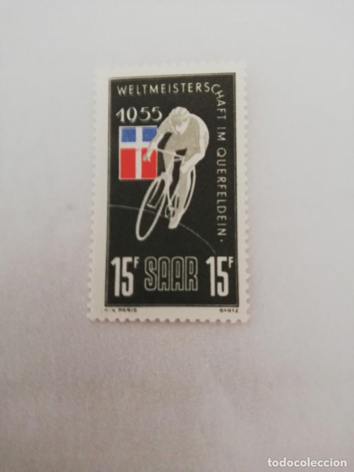 Sellos: SAAR A&Ntilde;O 1955 YT 339 - Foto 1