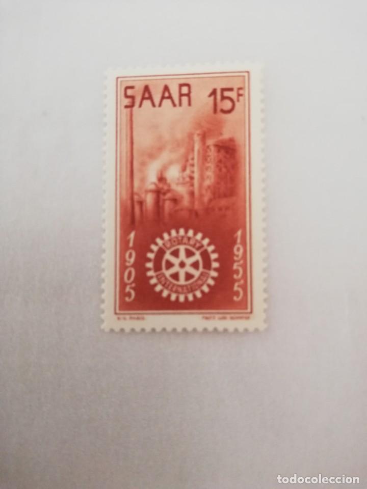 Sellos: SAAR A&Ntilde;O 1955 YT 340 - Foto 1