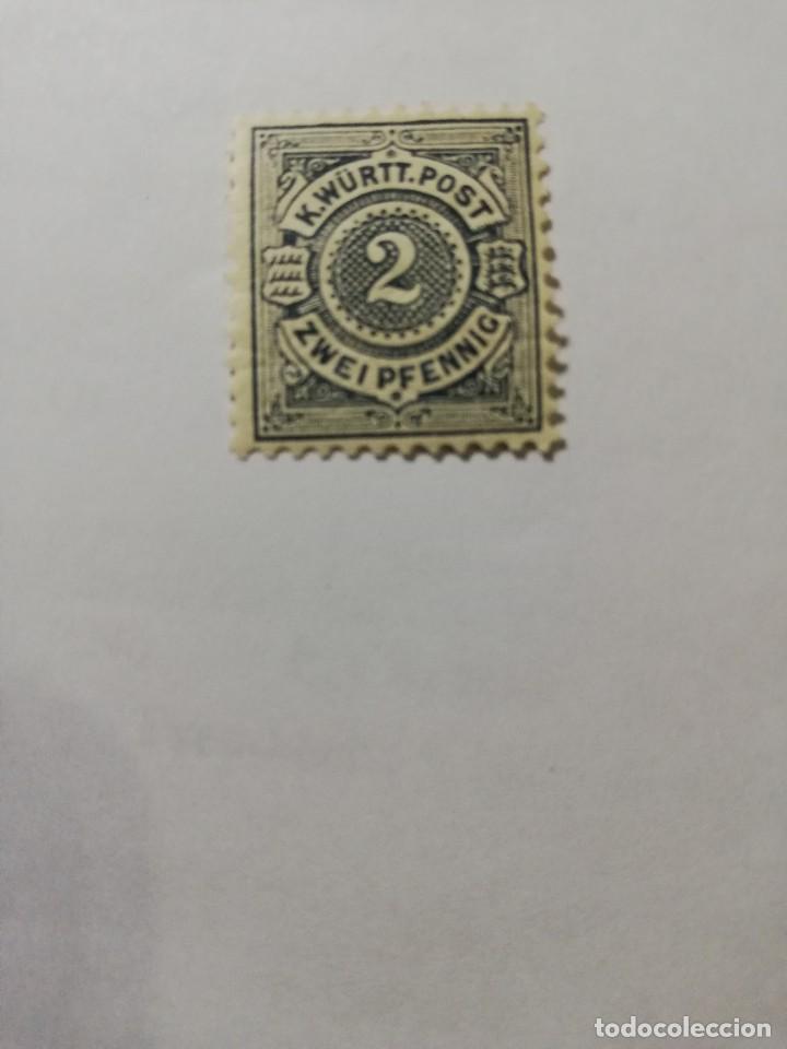 Francobolli: W&Uuml;RTTEMBURG A&Ntilde;O 1894