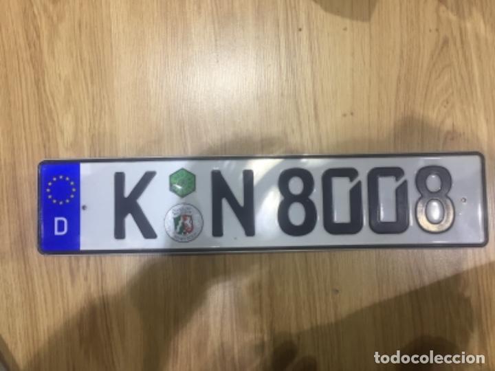 Selos: Matr&iacute;cula alemana parte delantera (colonia)