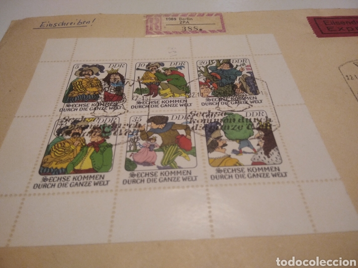 Sellos: Sobre con sellos DDR - Foto 3