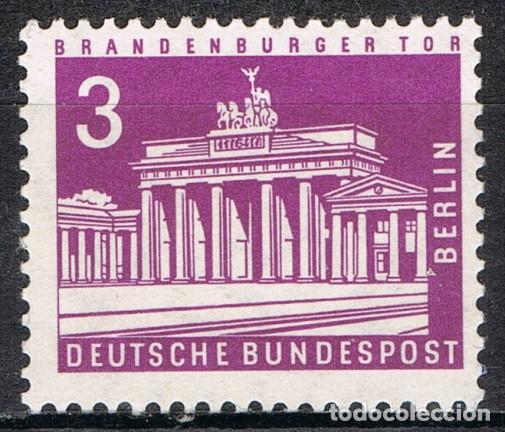 Sellos: [B0053] Berl&iacute;n 1963; Edificios y Monumentos, 3Pf (MNH) - Foto 1