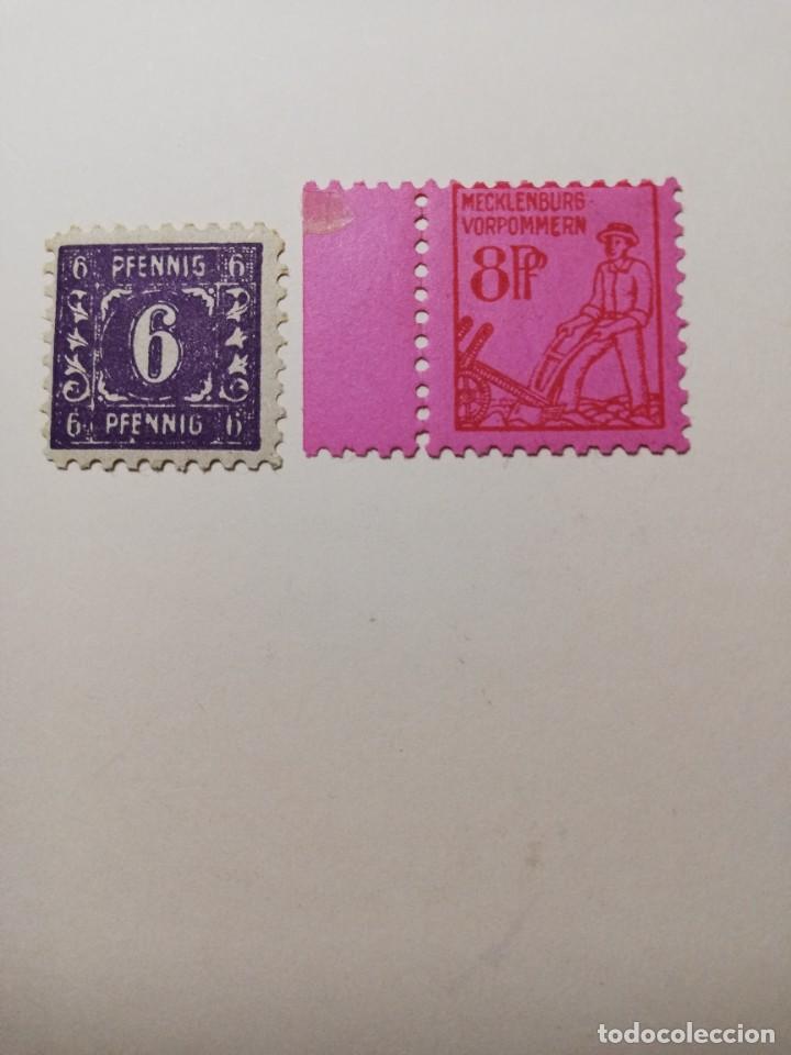 Sellos: OCUPACION ALIADA ZONA RUSA A&Ntilde;O 1945