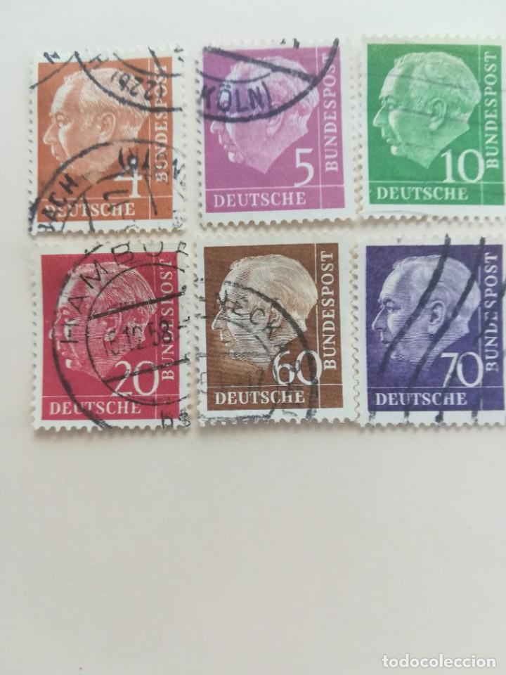 Sellos: REPUBLICA FEDERAL ALEMANA A&Ntilde;O 1954