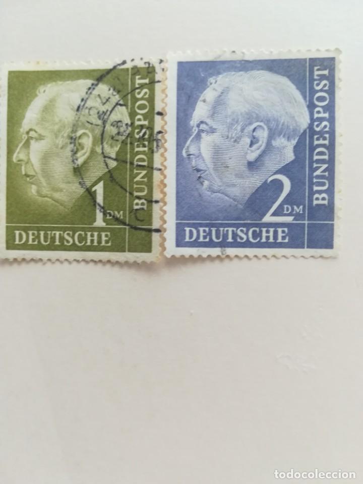 Stamps: REPUBLICA FEDERAL ALEMANA A&Ntilde;O 1954 YT 72 Y 72A