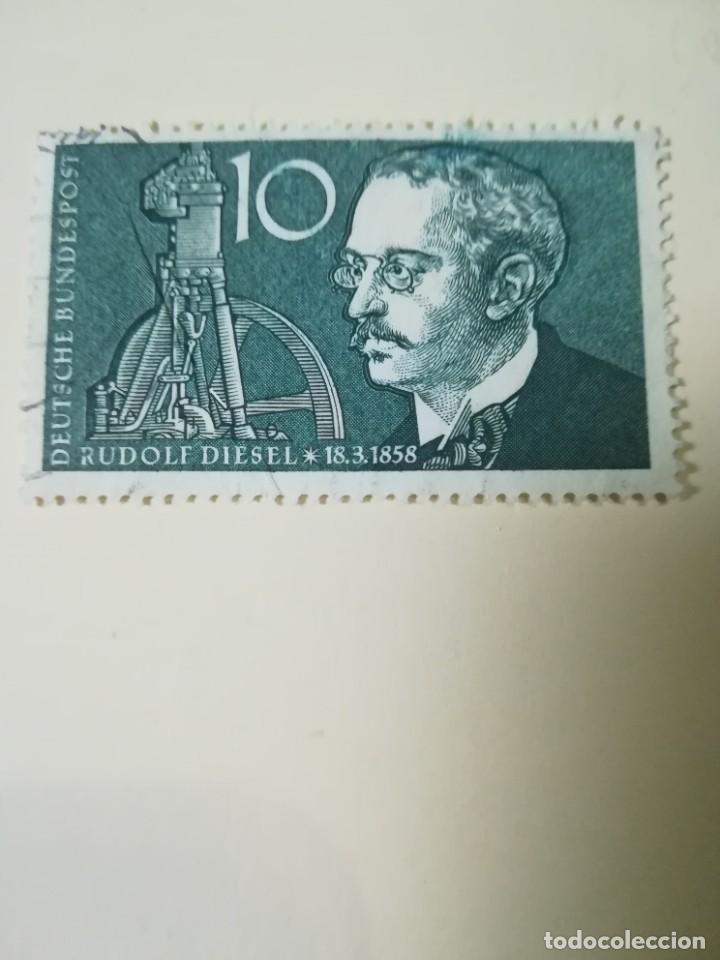 Stamps: REPUBLICA FEDERAL ALEMANA A&Ntilde;O 1958 YT 156