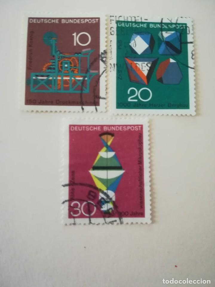 Stamps: REPUBLICA FEDERAL ALEMANA A&Ntilde;O 1968 YT 411-412 Y 413