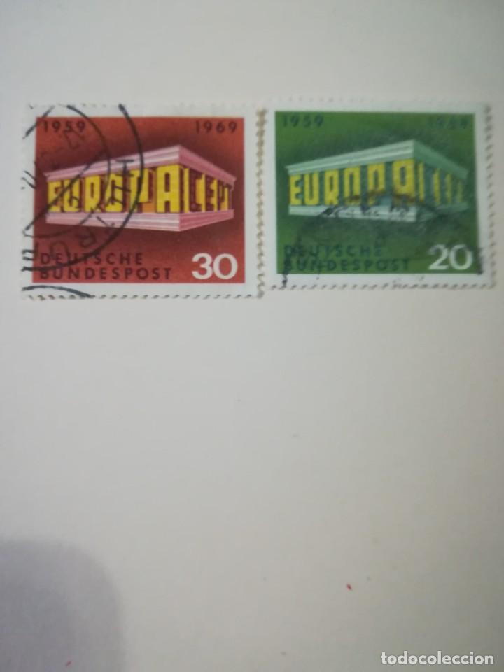 Selos: REPUBLICA FEDERAL ALEMANA A&Ntilde;O 1969 YT 446 Y 447
