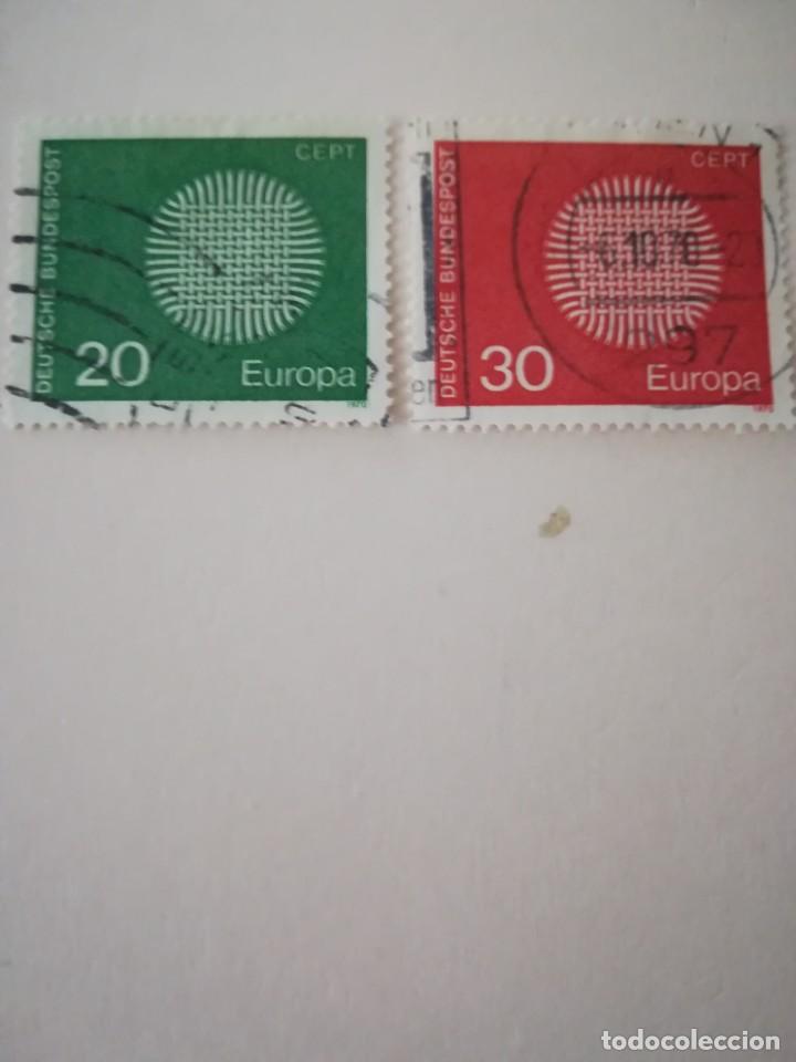 Sellos: REPUBLICA FEDERAL ALEMANA A&Ntilde;O 1970 YT 483 Y 484