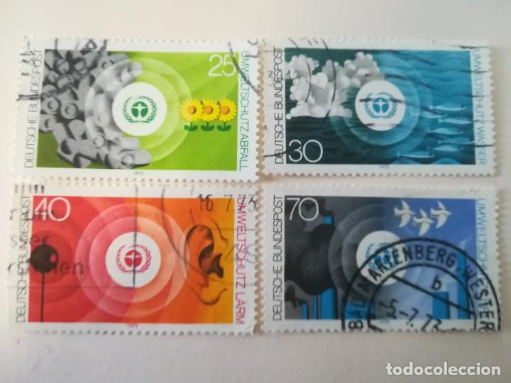 Selos: REPUBLICA FEDERAL ALEMANA A&Ntilde;O 1973 YT 623, 624,625 y 626