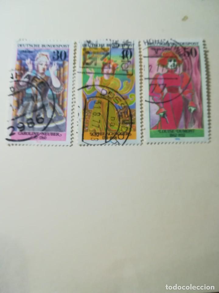Stamps: REPUBLICA FEDERAL ALEMANA A&Ntilde;O 1976 YT 757-758 Y 759