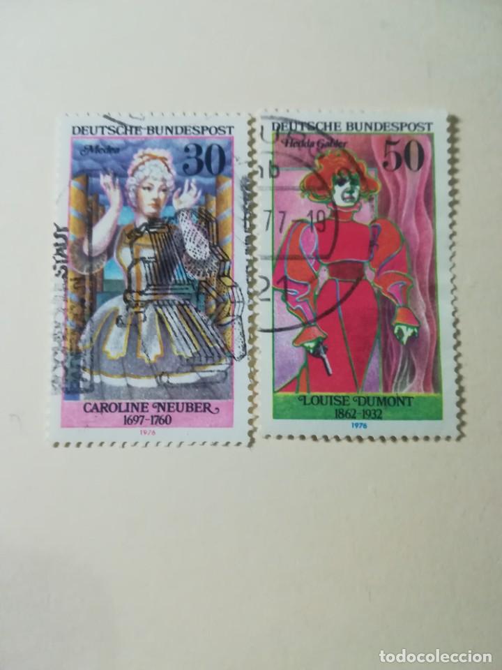Stamps: REPUBLICA FEDERAL ALEMANA A&Ntilde;O 1976 YT 757 Y 759