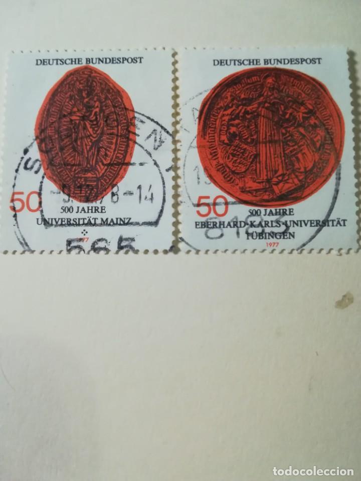 Stamps: REPUBLICA FEDERAL ALEMANA A&Ntilde;O 1977 YT 785 Y 786