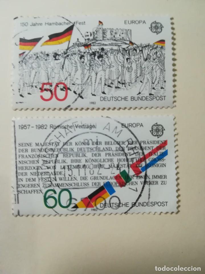 Stamps: REPUBLICA FEDERAL ALEMANA A&Ntilde;O 1982 YT 962 Y 963