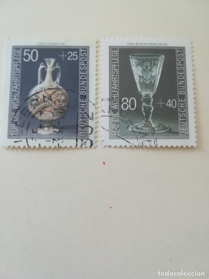Stamps: REPUBLICA FEDERAL ALEMANA A&Ntilde;O 1986 YT 1129 Y 1132