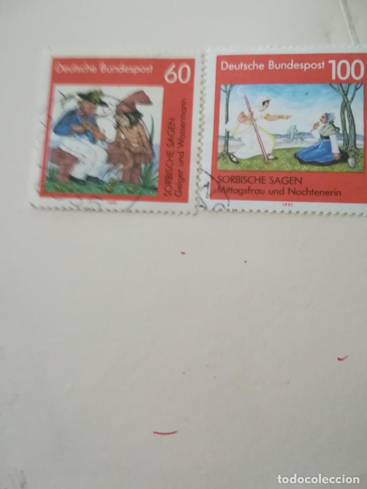 Sellos: REPUBLICA FEDERAL ALEMANA A&Ntilde;O 1991 YT 1408 Y 1409