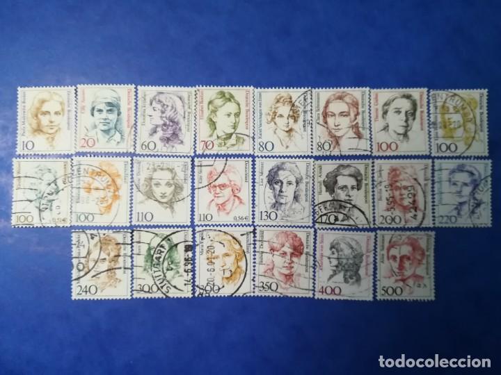 Selos: REPUBLICA FEDERAL ALEMANA .- MUJERES CELEBRES(VALOR 23 &euro;)