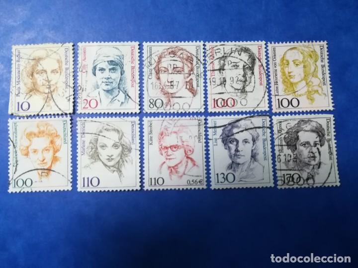 Sellos: REPUBLICA FEDERAL ALEMANA .- MUJERES CELEBRES(VALOR 5.25&euro;) REBAJA 50%