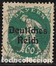 Sellos: ALEMANIA, ESTADO DE BAVIERA YVERT 203 - Foto 1